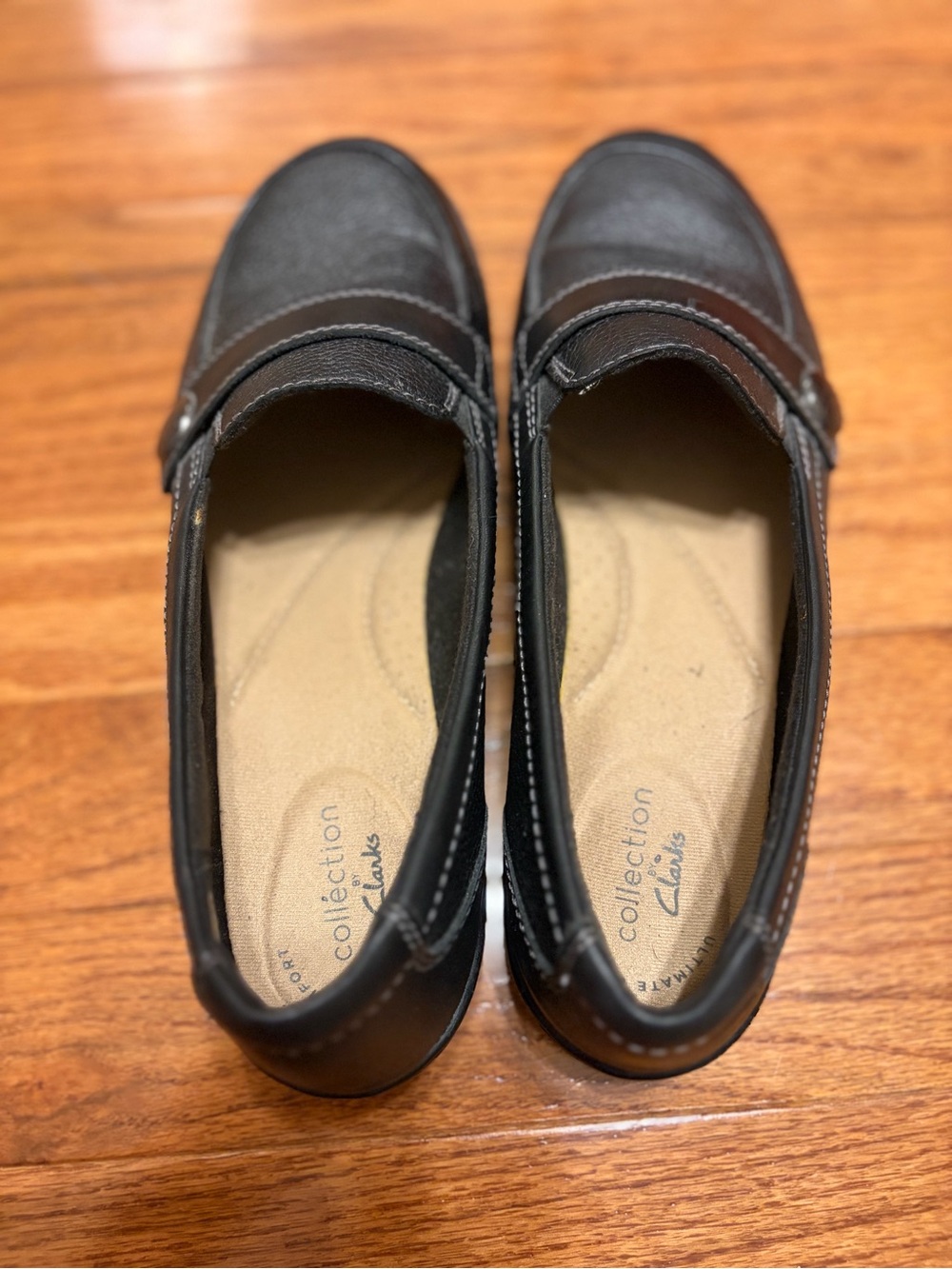 Clark’s| Womens Cora Daisy Loafers in Black size 7 - Picture 8 of 12